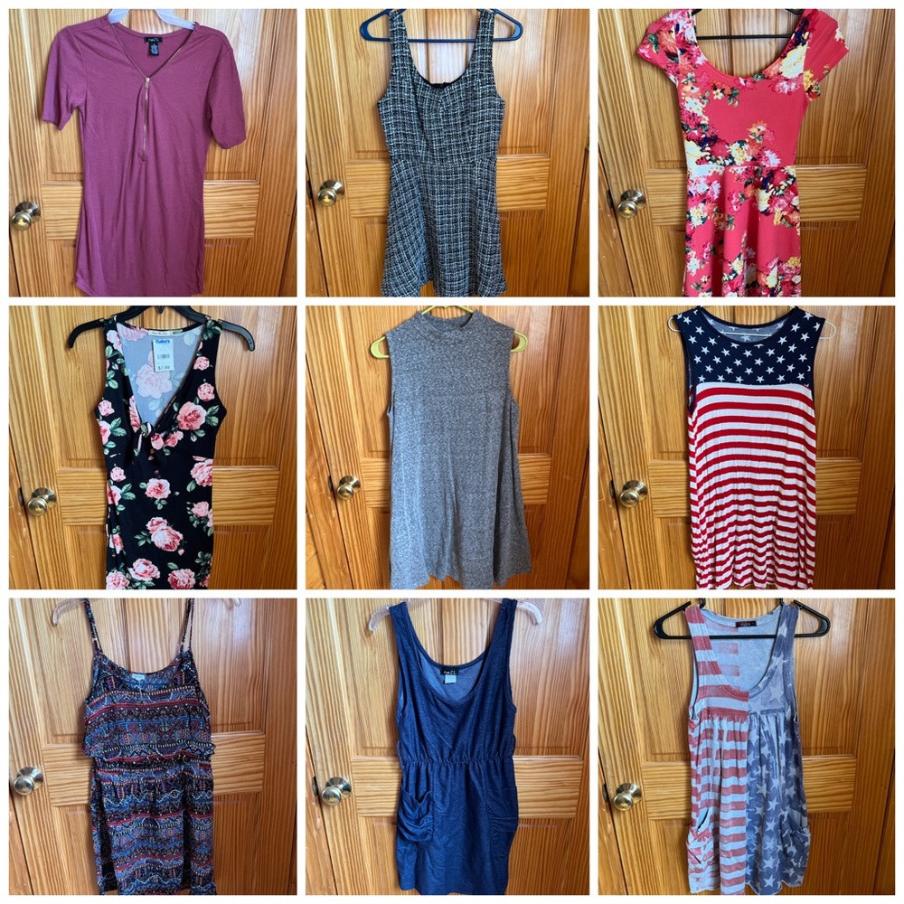 Bundle of dresses. S,M,L. All fit like a S/M